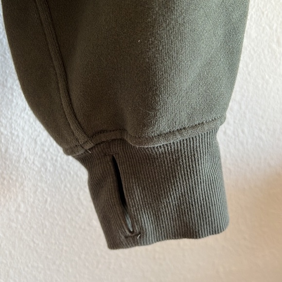 Lululemon Scuba Oversized Full-Zip Hoodie in army green - Picture 8 of 12